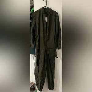 Olive green jumpsuit